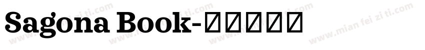 Sagona Book字体转换